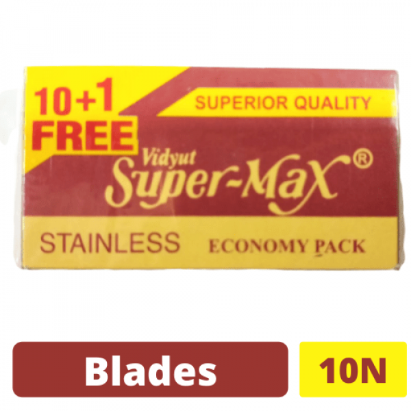 VIDYUT SUPERMAX STAINLESS BLAD 10PCS